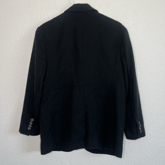 Everlane The ’80s Blazer Jacket Long Sleeve Black Women's Size 2 Oversized - Picture 9 of 11